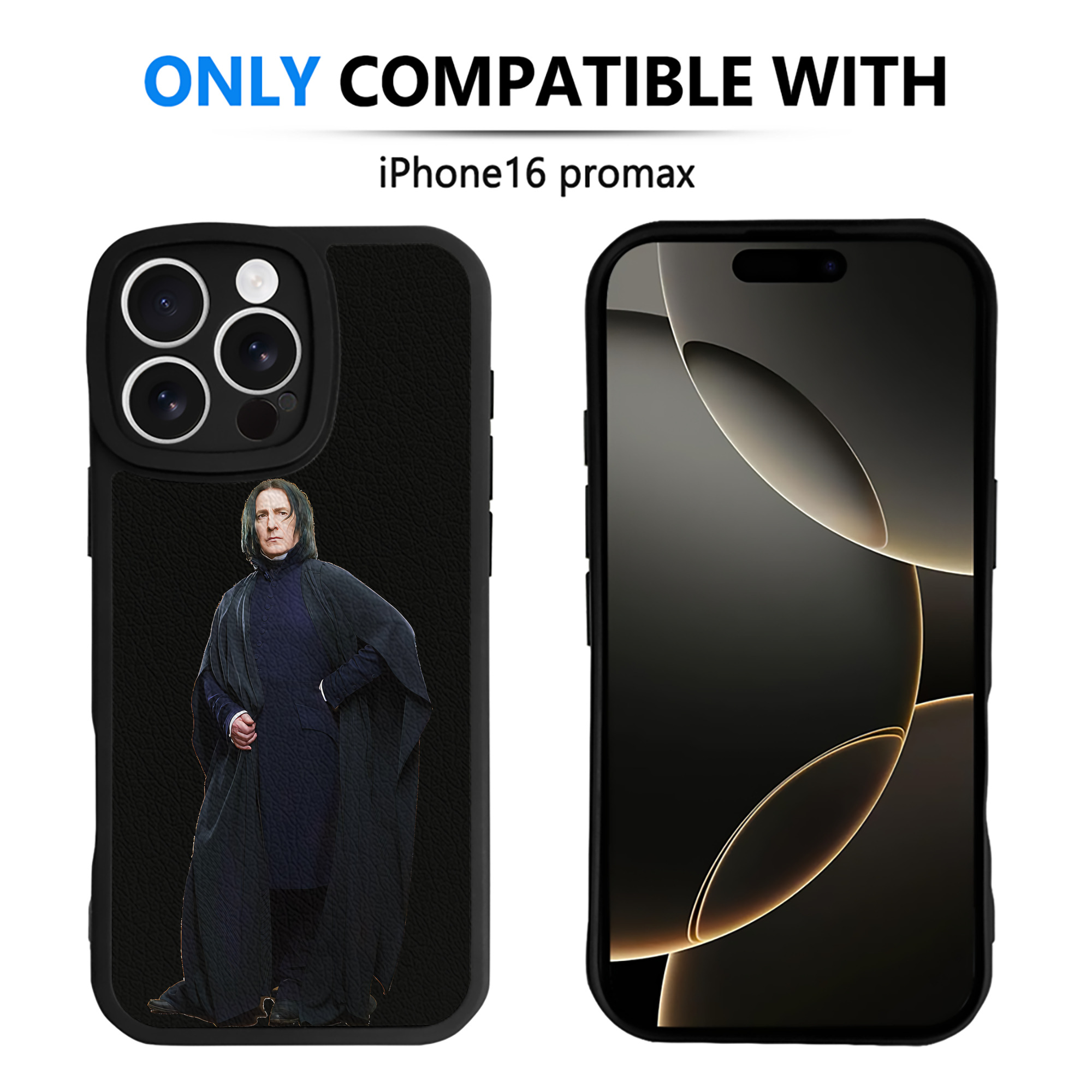 （画像用） Harry Potter ハリー・ポッターシリーズ 【iPhone 16シリーズ対応】シリコンスマホケース（レザー調） 材質：シリコン